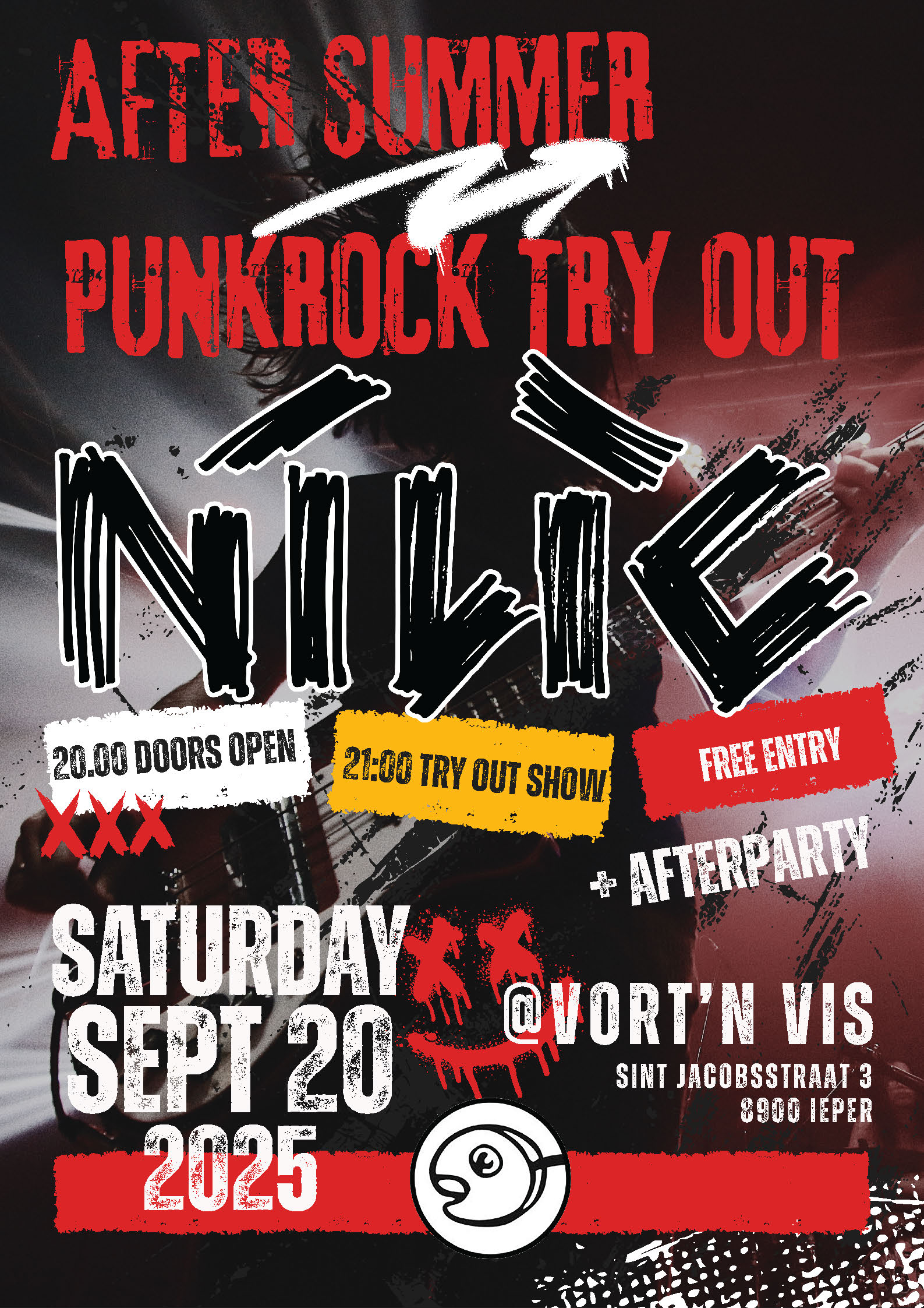 After Summer Punkrock Tryout Flyer