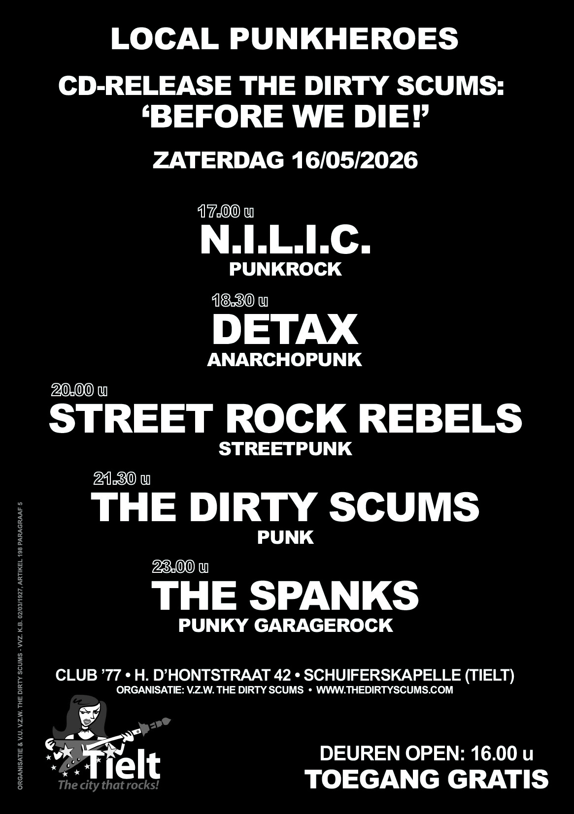 Local Punk Heroes Flyer